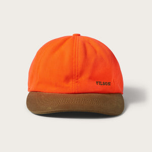 Insulated blaze/tin cloth cap von Filson | Desert tan / blaze o (Orange)