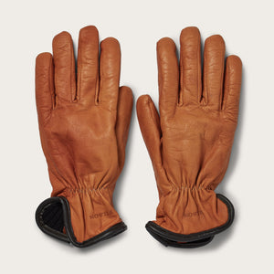 Original lined goatskin gloves von Filson | Saddle brown (Yellow)