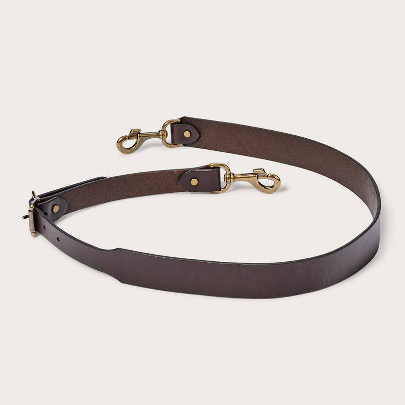 Wide bridle leather shoulder strap von Filson | Brown (Brown)