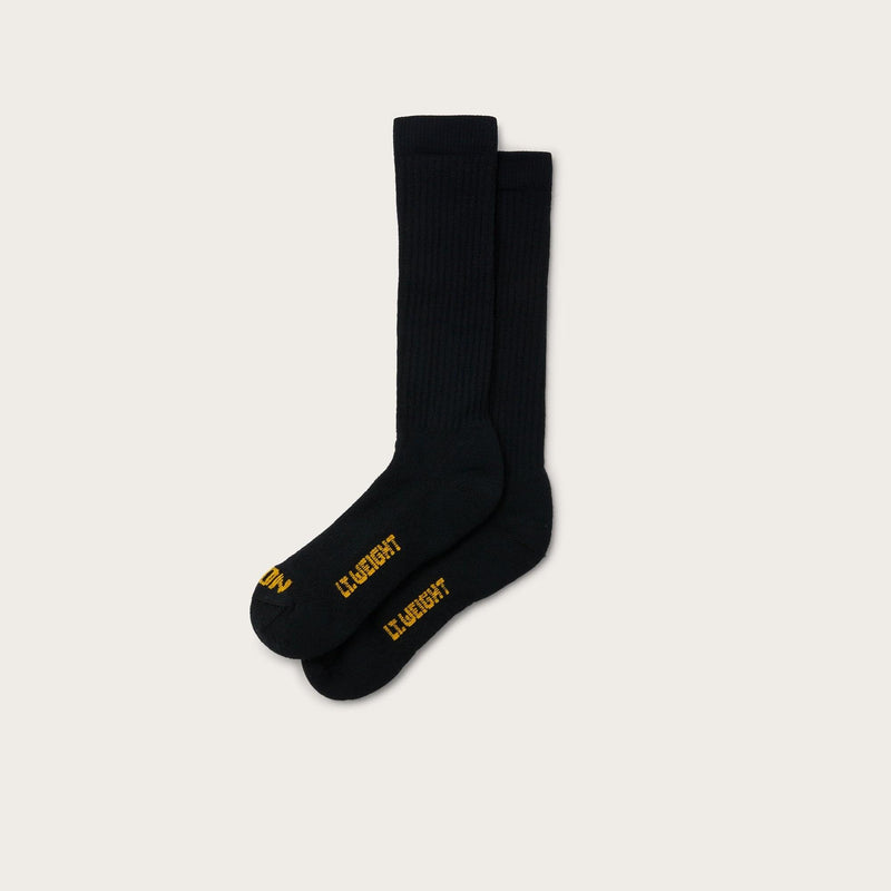 Lightweight traditional crew socks von Filson | Black (Black)