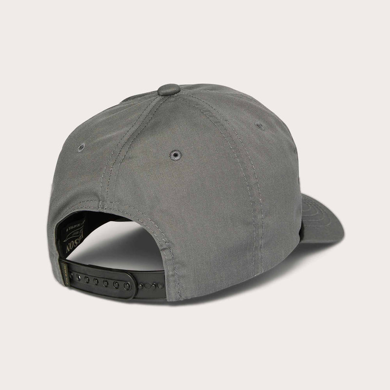 Rope trucker cap di Filson | Charcoal scenic patch (Gray)