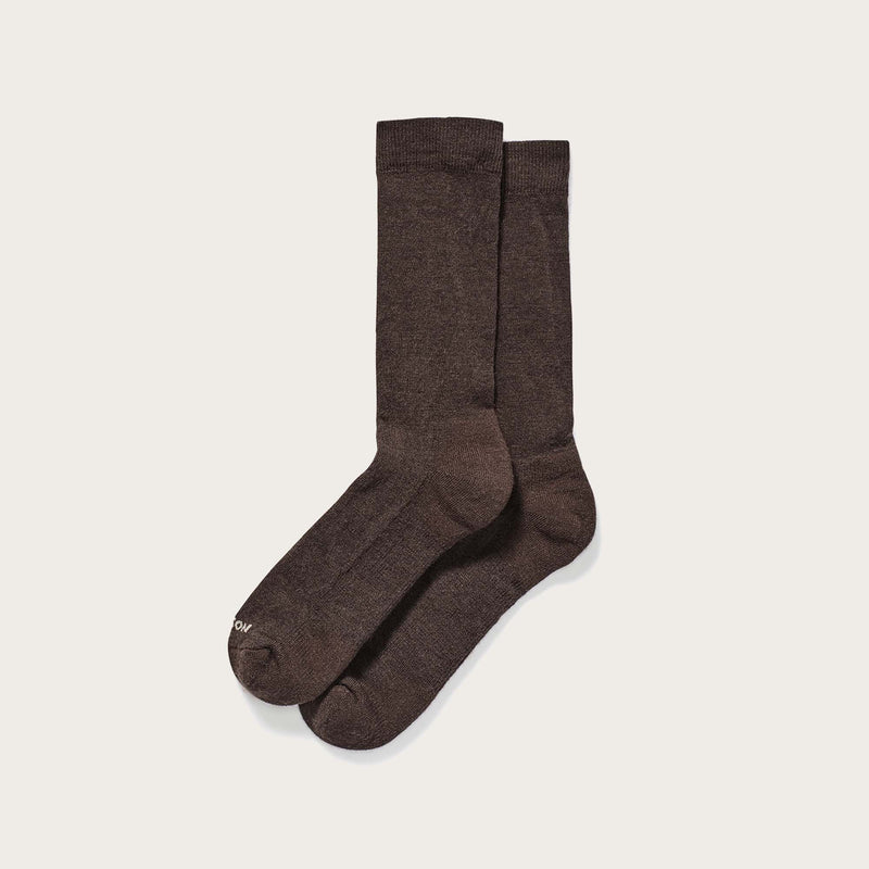 Everyday crew socks von Filson | Dark brown (Brown)