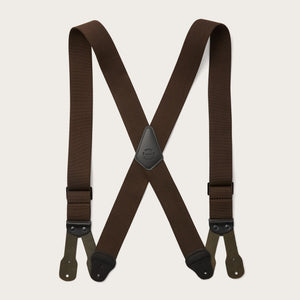 Filson logger suspenders von Filson | Dark brown (Brown)