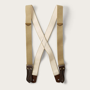 Tab suspenders by Filson | Tan (Beige)