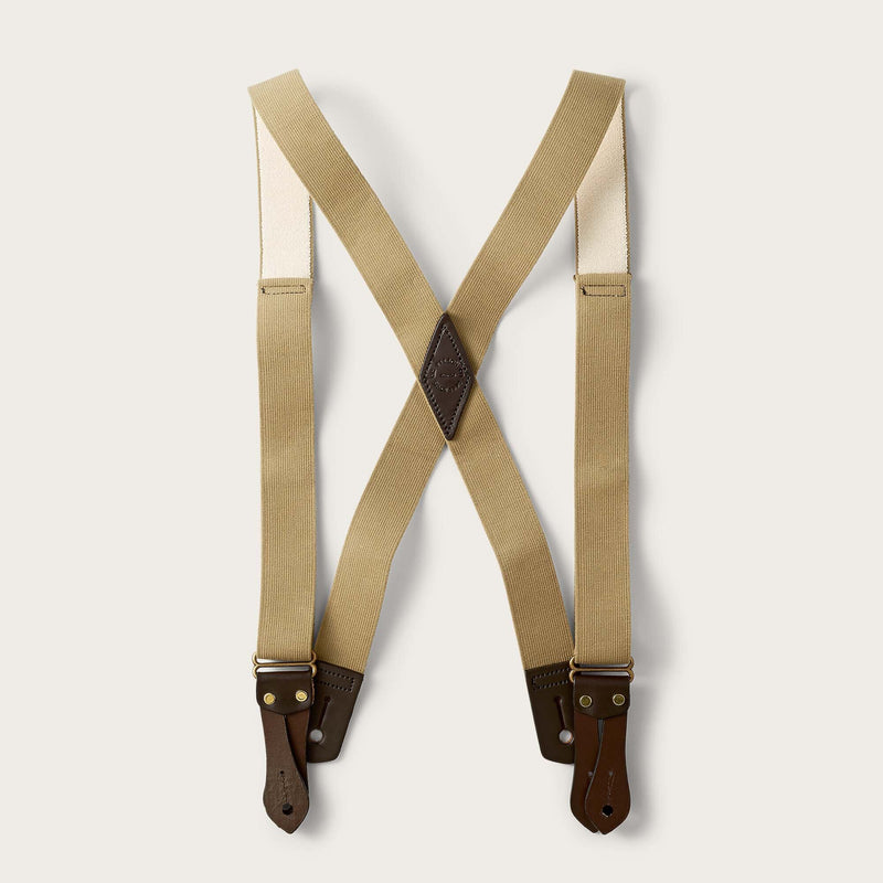 Tab suspenders by Filson | Tan (Beige)