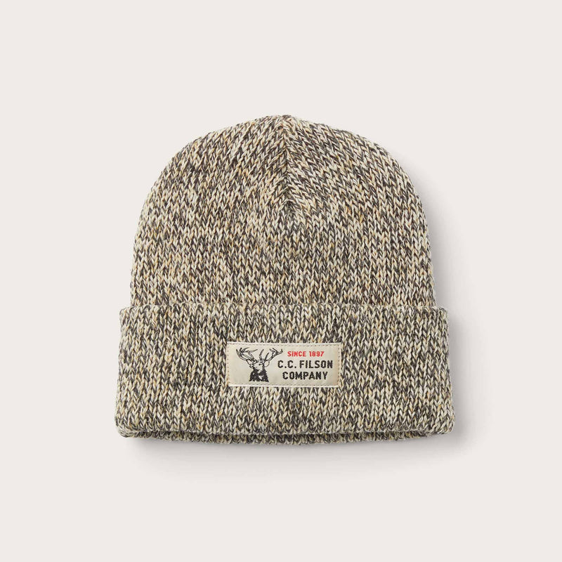 Lined ragg wool beanie von Filson | Charcoal heather (Grey)