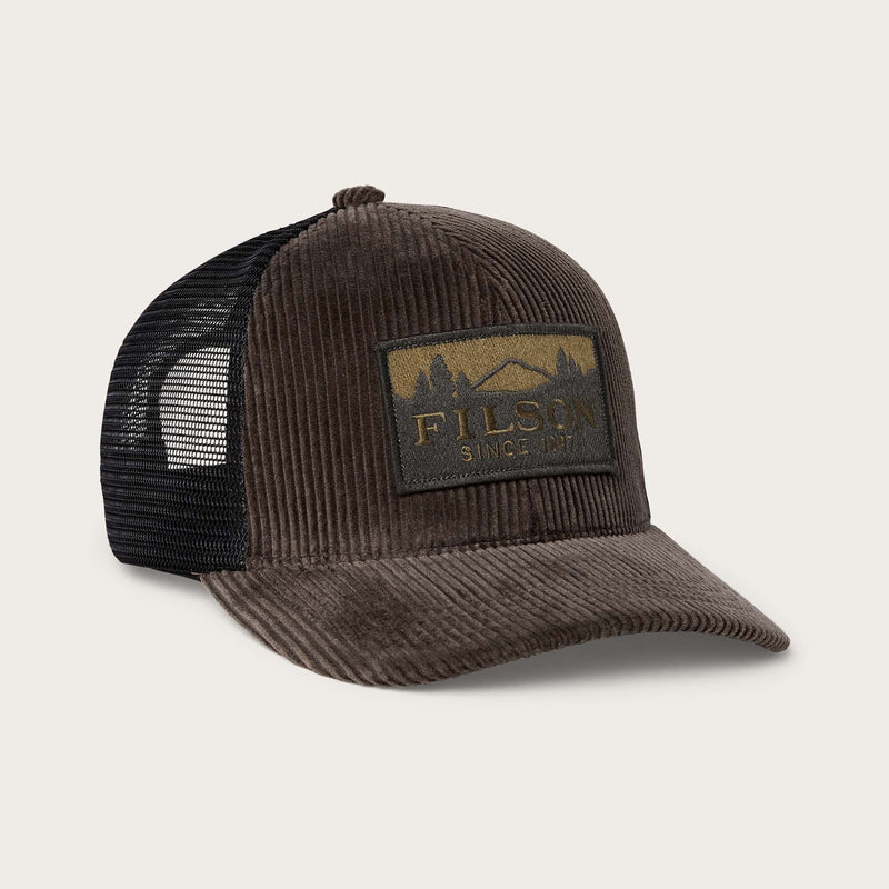 Mesh logger cap by Filson | Dark brown / scenic (Brown)