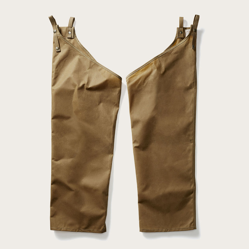 Single tin cloth chaps - husky fit von Filson | Dark tan (Beige)