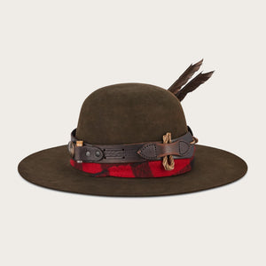 Navajo open crown hat von Filson | Dark brown (Brown)