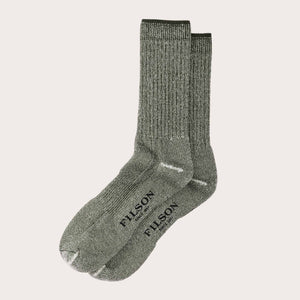 Trekking crew socks von Filson | Olive heather (Green)