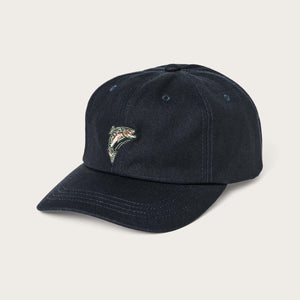Dry tin low-profile logger cap von Filson | Navy / fish (Blue)
