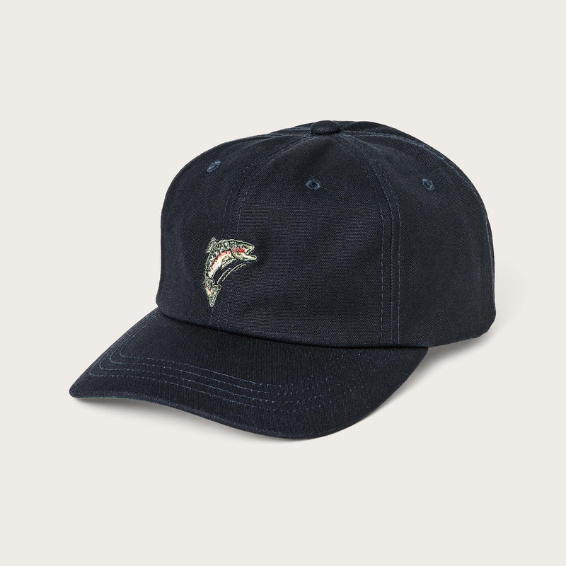 Dry tin low-profile logger cap von Filson | Navy / fish (Blue)