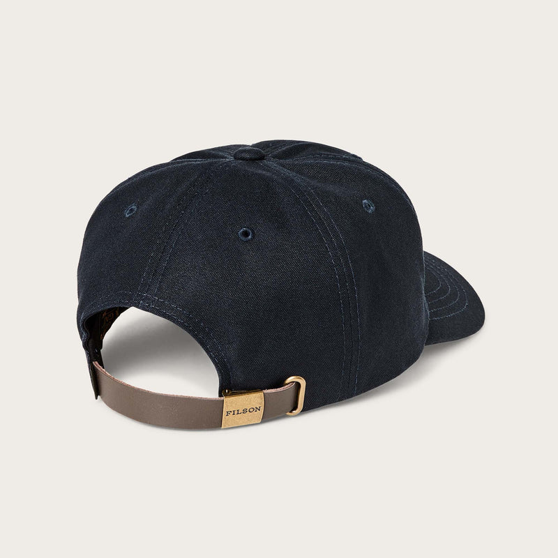 Dry tin low-profile logger cap von Filson | Navy / fish (Blue)