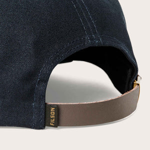 Dry tin low-profile logger cap von Filson | Navy / fish (Blue)
