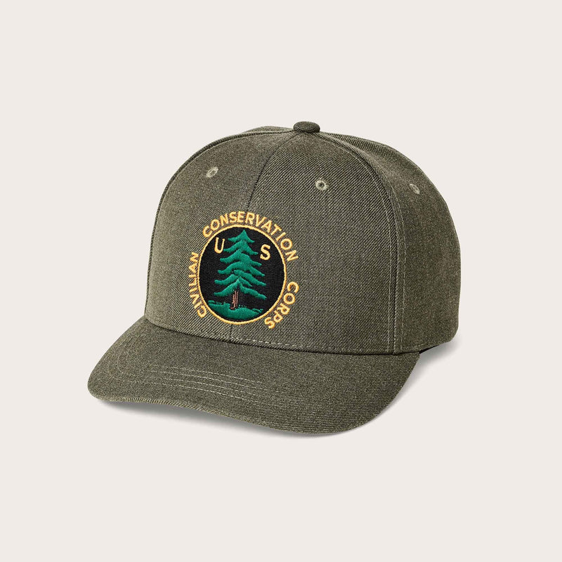 Ccc wool cap von Filson | Forest green heather (Green)