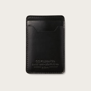 Filson leather card case di Filson | Black (Black)