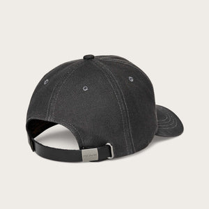 Dry tin low-profile logger cap di Filson | Raven (Black)