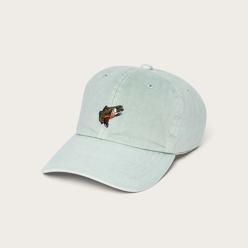 Washed low-profile logger cap von Filson | Mint / trout (Green)