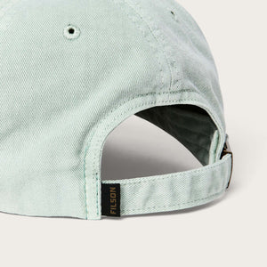 Washed low-profile logger cap von Filson | Mint / trout (Green)