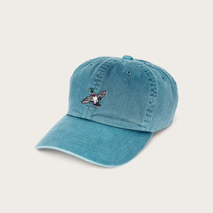 Washed low-profile logger cap by Filson | Slate / mallard (Blue)