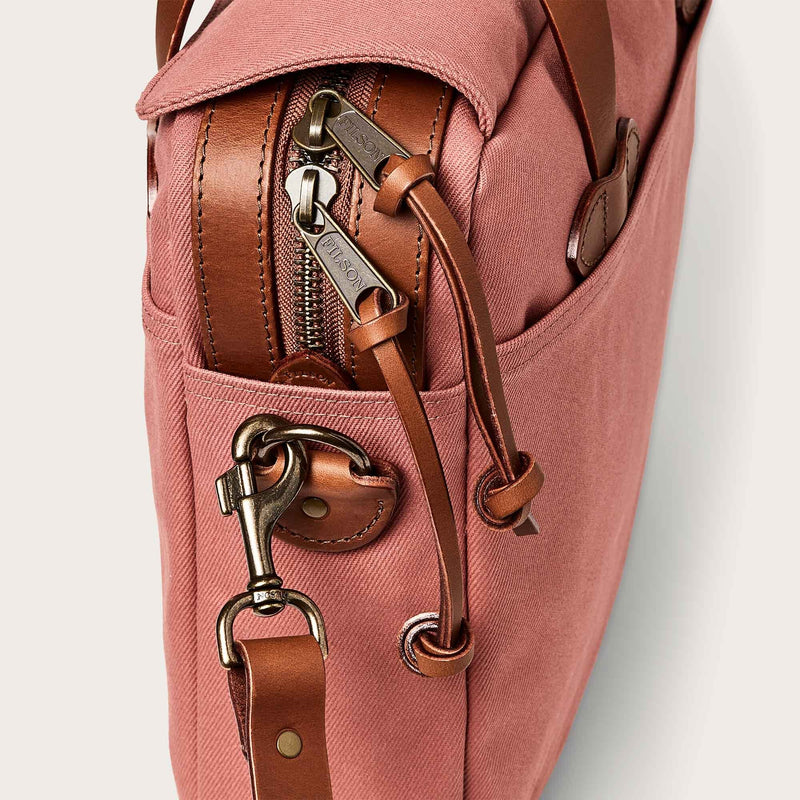 Rugged twill original briefcase by Filson | Cedar red (Red)