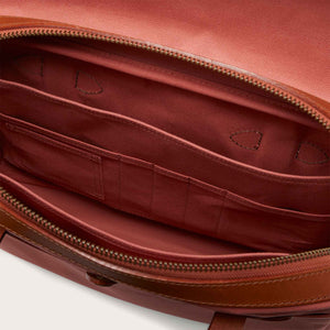 Rugged twill original briefcase by Filson | Cedar red (Red)