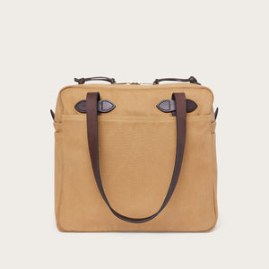 Rugged twill tote bag with zipper di Filson | Tan (Beige)