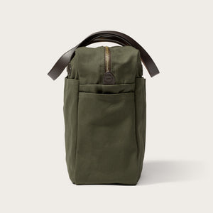 Rugged twill tote bag with zipper von Filson | Otter green (Green)