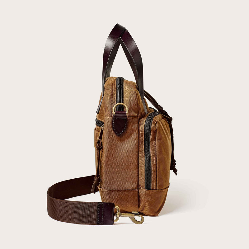Dryden briefcase by Filson | Whiskey (Beige)