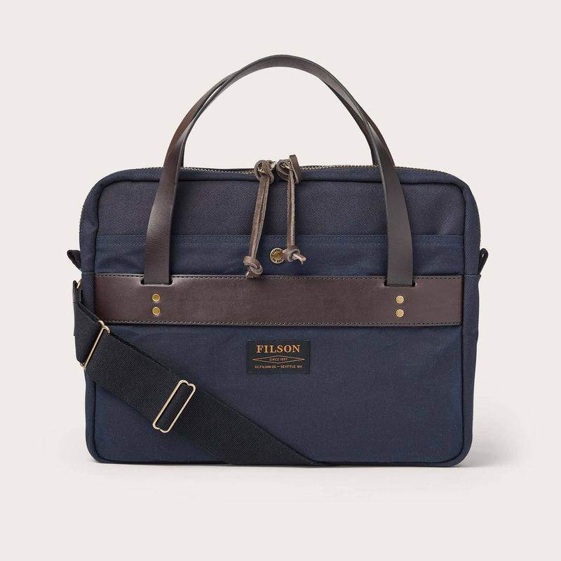 Rugged twill compact briefcase von Filson | Navy (Blue)