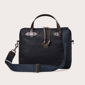 Tin cloth compact briefcase by Filson | Navy (Blue)