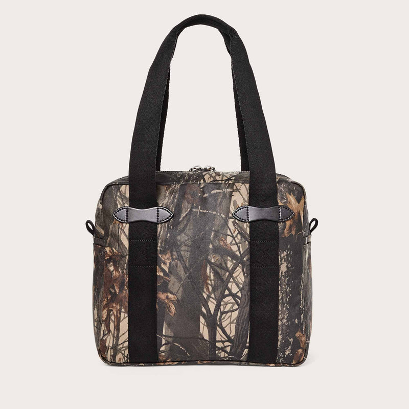 Tin cloth tote bag with zipper di Filson | Realtree hardwoods camo (Brown)