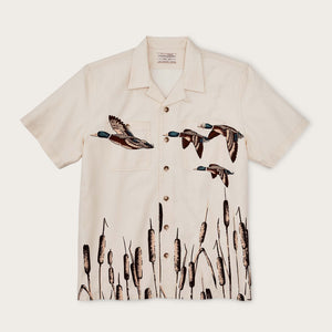 Rustic short sleeve camp shirt von Filson | Natural / mallard (Multicolor)