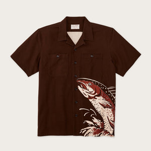 Rustic short sleeve camp shirt von Filson | Brown / trout (Brown)