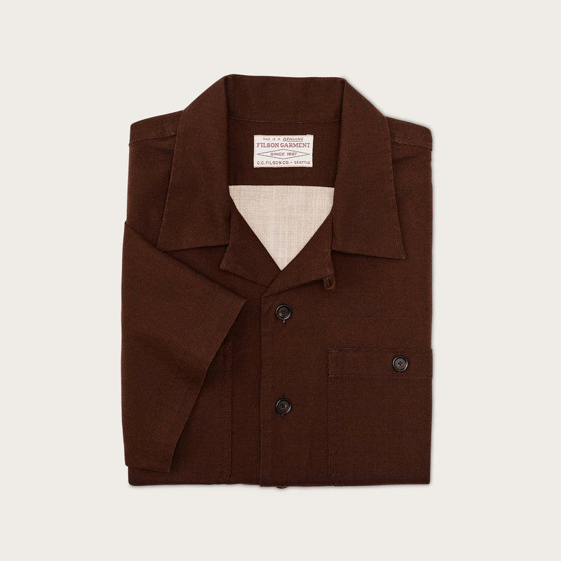 Rustic short sleeve camp shirt von Filson | Brown / trout (Brown)