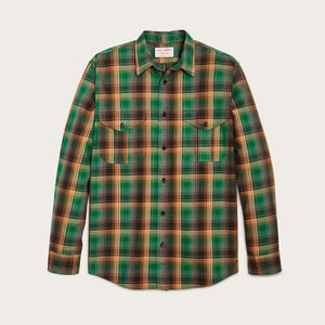 Lightweight alaskan guide shirt von Filson | Yellow / green / gra (Green)