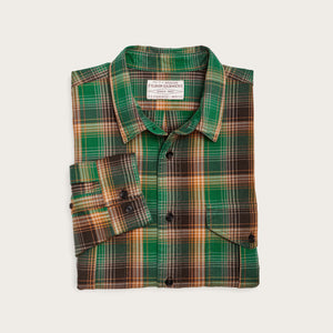 Lightweight alaskan guide shirt von Filson | Yellow / green / gra (Green)