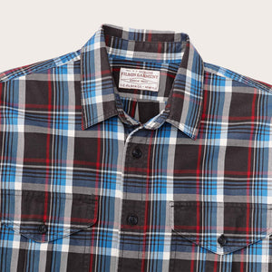 Lightweight alaskan guide shirt von Filson | Glacier blue plaid (Blue)