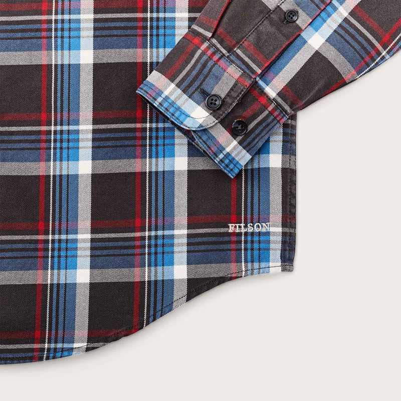 Lightweight alaskan guide shirt von Filson | Glacier blue plaid (Blue)