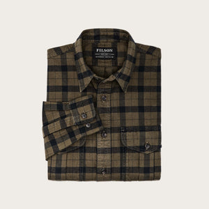 Alaskan guide shirt von Filson | Otter green black plaid (Green)