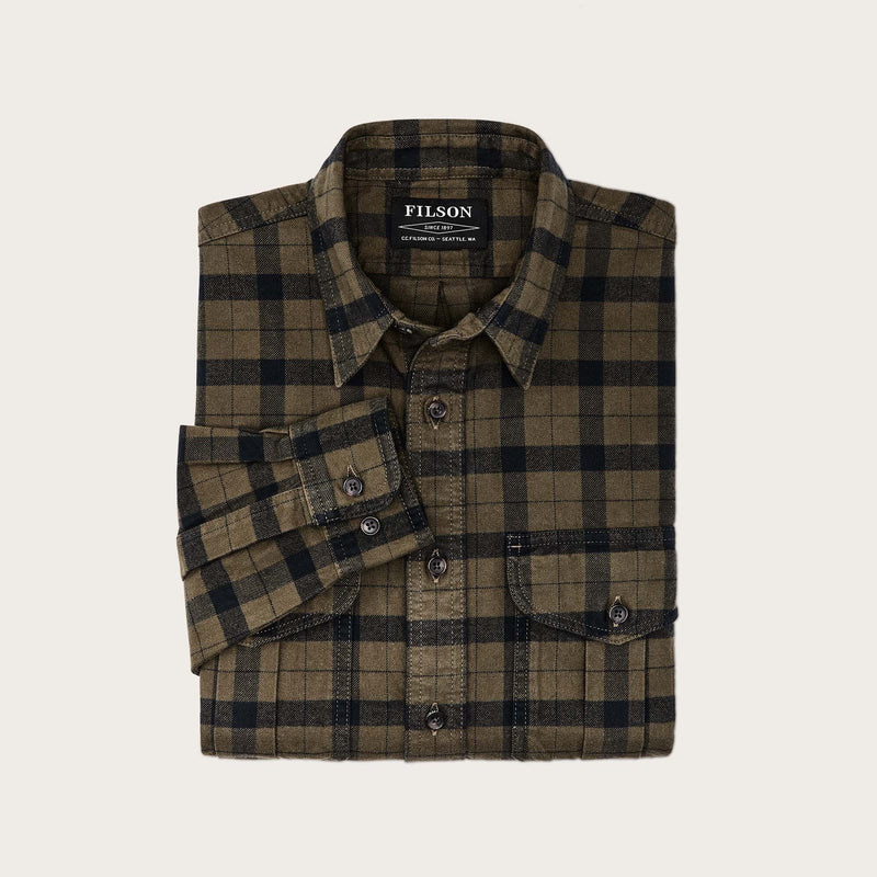 Alaskan guide shirt von Filson | Otter green black plaid (Green)