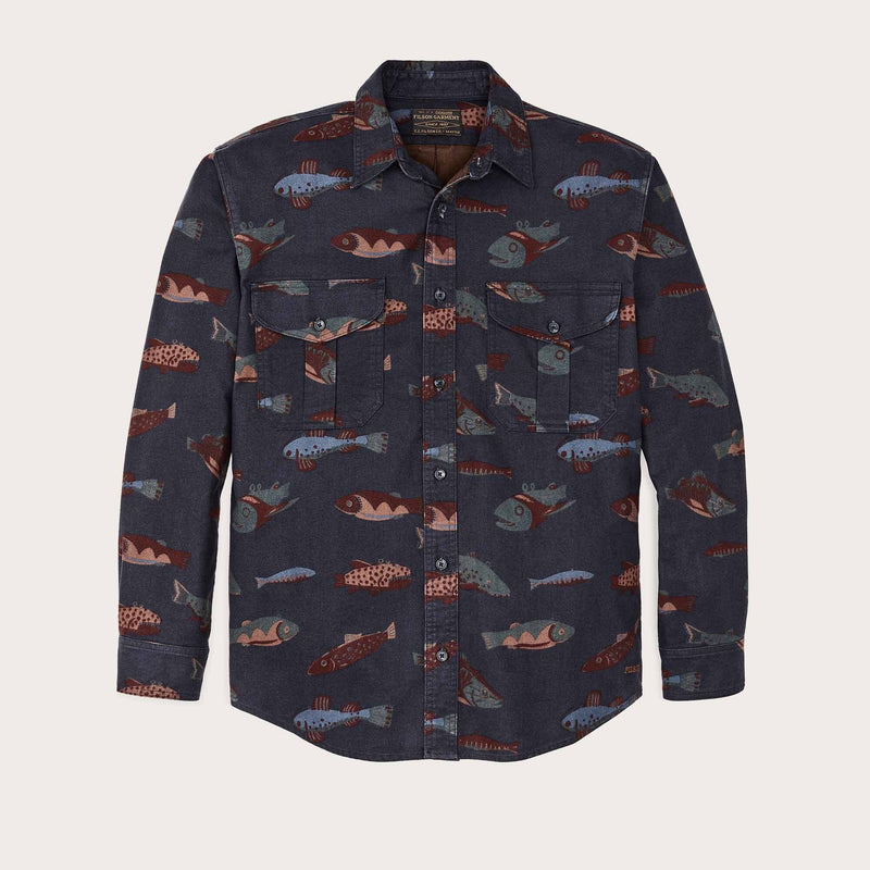 Alaskan guide shirt von Filson | Fish decoy navy (Blue)