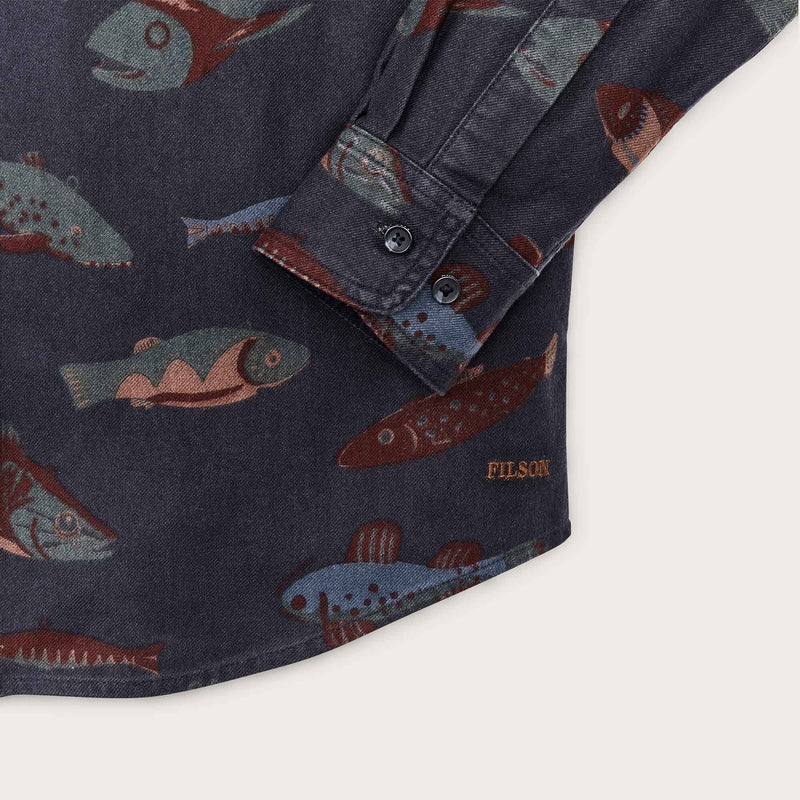 Alaskan guide shirt von Filson | Fish decoy navy (Blue)