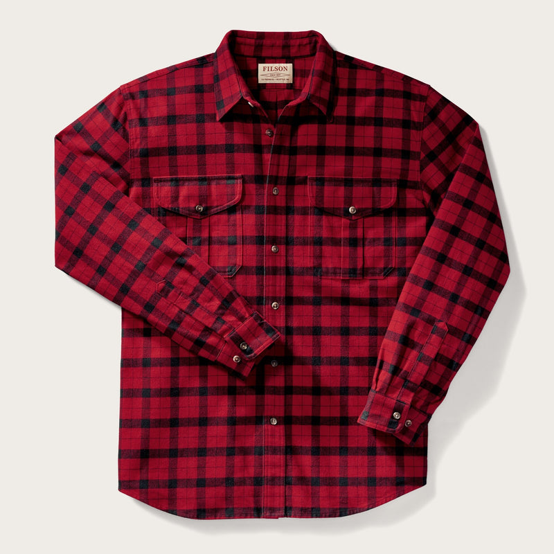 Alaskan guide shirt by Filson | Red black plaid (Red)