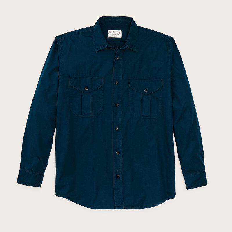 Washed feather cloth shirt von Filson | Blue mussel (Blue)