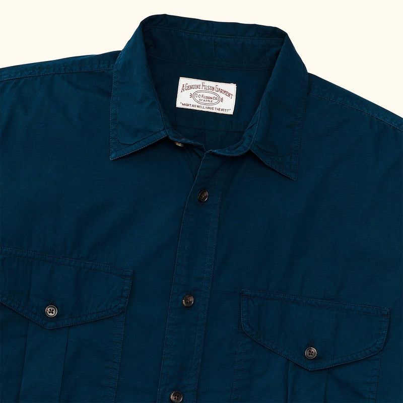 Washed feather cloth shirt von Filson | Blue mussel (Blue)