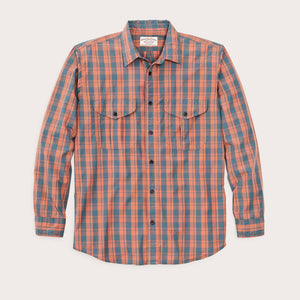 Washed feather cloth shirt by Filson | Faded cedar / blue p (Multicolour)