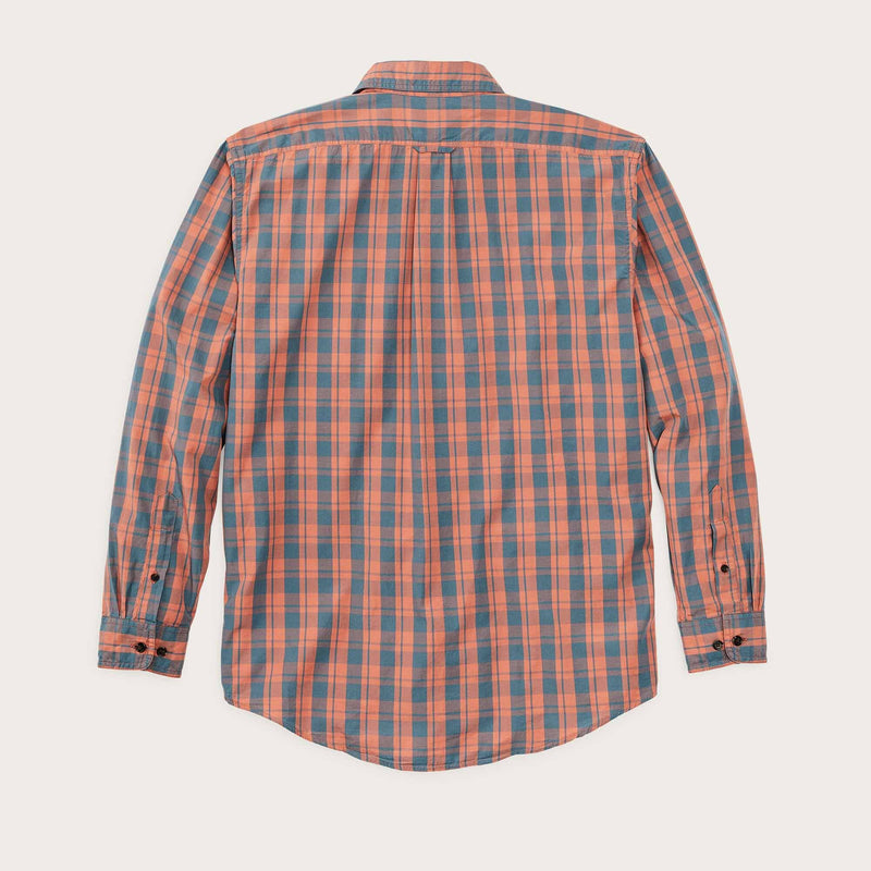 Washed feather cloth shirt by Filson | Faded cedar / blue p (Multicolour)
