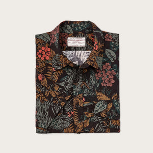 Filson's washed short sleeve feather cloth shirt von Filson | Northwest rainforest (Multicolor)