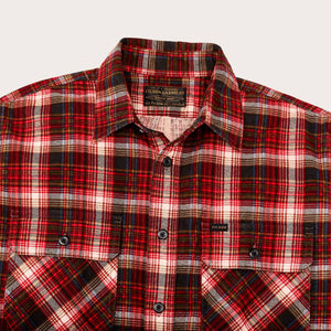 Field flannel shirt by Filson | Faded black / bronze (Red)